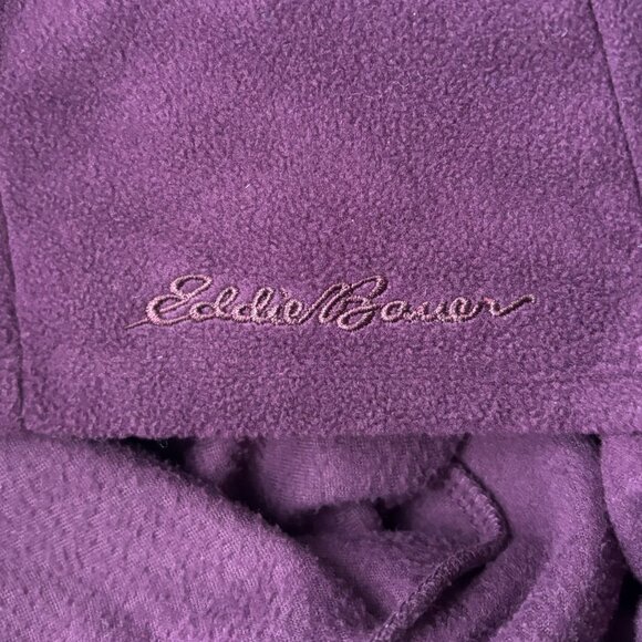 Eddie Bauer - Fleece Quarter 1/4 Zip Pull Over (Size: M) - Picture 4 of 6